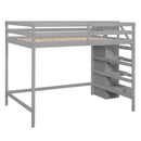 Loft Bed With Built In Storage Wardrobe And Staircase by HouseOfZazla
