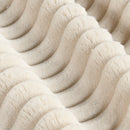 86.6Inch Corduroy 3-seater sofa With 3 back pillows, 2 toss pillows and two ottoman, Comfy Sofa- Deep Seat Couch for Living Room