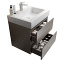 Alice - Bathroom Vanity With Sink, Large Storage Wall Mounted Floating Bathroom Vanity For Modern Bathroom, One-Piece Sink Basin Without Drain And Faucet by HouseOfZazla