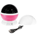 LED Star Sky Projector Night Light Kids Rotating Starry Night Lamp USB Sleep Light Xmas Gift