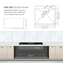 Stainless Steel Drop In Kitchen Sink, Topmount by HouseOfZazla