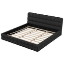 Upholstered Platform Bed With Headboard by HouseOfZazla