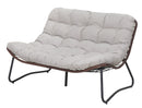 Patio Loveseat Sofa with Luxury Thick Cushion by HouseOfZazla