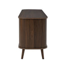 70" TV Stand, Media Center With Ample Storage - Dark Brown