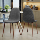 Elegant Dining Chair Set With Fabric by HouseOfZazla
