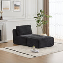 Single Chaise Longue With Movable Ottoman For Living Room by HouseOfZazla