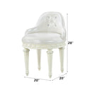 Dorothy - Vanity Chair With Swivel Chair Only - Ivory by HouseOfZazla