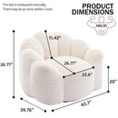 Lotus Style Compression Sofa With Pull Ring by Unique Piece Furniture