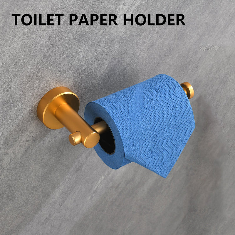 6 Piece Bathroom Towel Rack Set Wall Mount