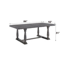 Bernard - Weathered Dining Table by Unique Piece Furniture