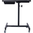 Adjustable Tear Down Work Table With Drawer For Garages, Repair Shops, And Diy, Portable, (4) 2.5" Swivel Casters, 220 Pound Capacity, Rubber Corners, Heavy Duty Steel by HouseOfZazla