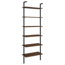 Christy - Owens - 6 Shelf Wall Bookshelf - Walnut