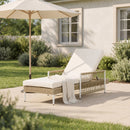 TOPMAX Outdoor All-Weather PE Rattan Chaise Lounge by HouseOfZazla