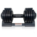 22Lbs Adjustable Dumbbell Steel And Plastic - Black by HouseOfZazla