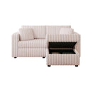 75.6" Soft Modular 2-Person Sofa with Hydraulic Lift
