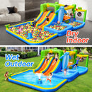 9-in-1 Inflatable Bounce House with Water Features for Kids by HouseOfZazla
