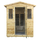 Four person Far-infrared Old fir outdoor sauna room by HouseOfZazla