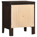 Garrett - 2 Drawer Nightstand - Cappuccino by HouseOfZazla