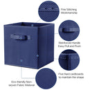 iMounTEK 4 Pack Foldable Storage Cube Bins Cloths Closet Space Organizer Basket Shelves Box for Clothes Toys Books Cabinet