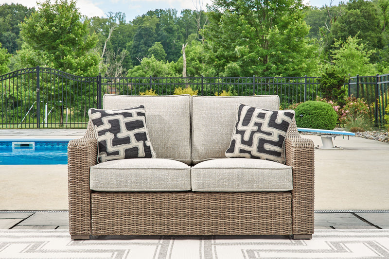 Beachcroft - Loveseat With Cushion - Beige, photo 7 of 7