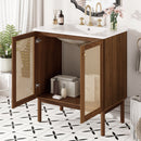 Bathroom Vanity Cabinet With Doors, Soft Close Design by Unique Piece Furniture