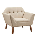 Modern Lounge Chair With Button Tufting by HouseOfZazla