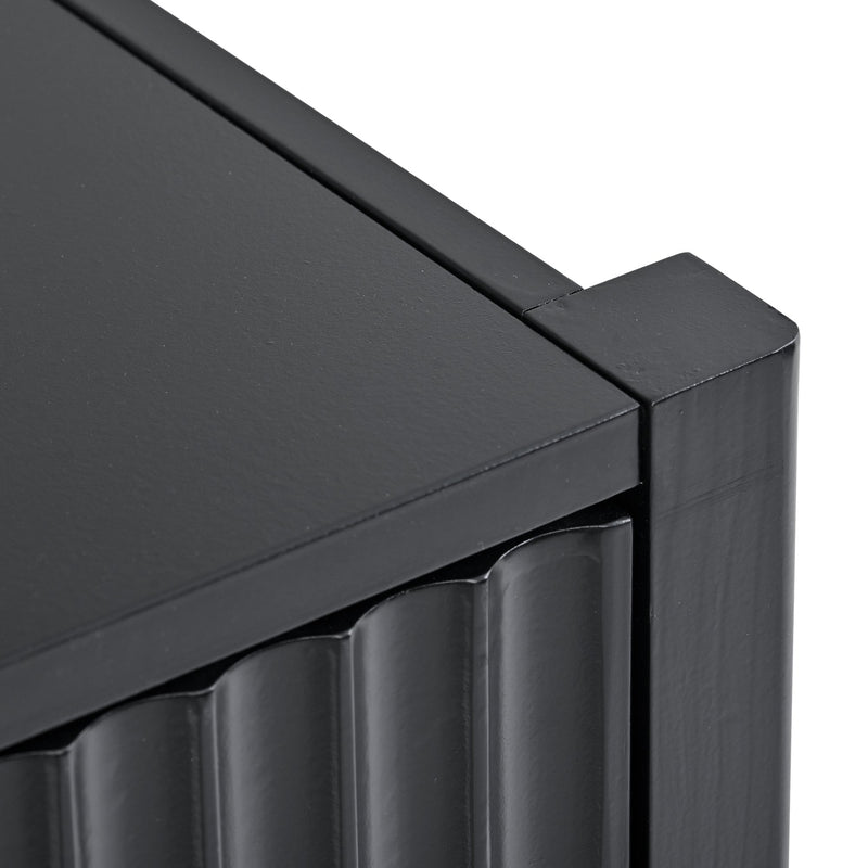 Accent Storage Cabinet Sideboard Wooden Cabinet with Metal Handles for Hallway, Entryway, Living Room, Bedroom