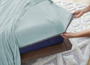 BedGear Vertex Sheet Set, Misty Blue, Split King / Split Cal King by HouseOfZazla