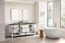James Martin Breckenridge 72" Double Bathroom Vanity, Bright White
