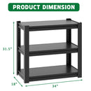 Stylish Metal rium Stand For 20 - 30 Gallon Tanks, 3 Tier Adjustable Shelf by HouseOfZazla