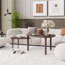360 Degree Rotatable Coffee Table With Solid Legs by HouseOfZazla
