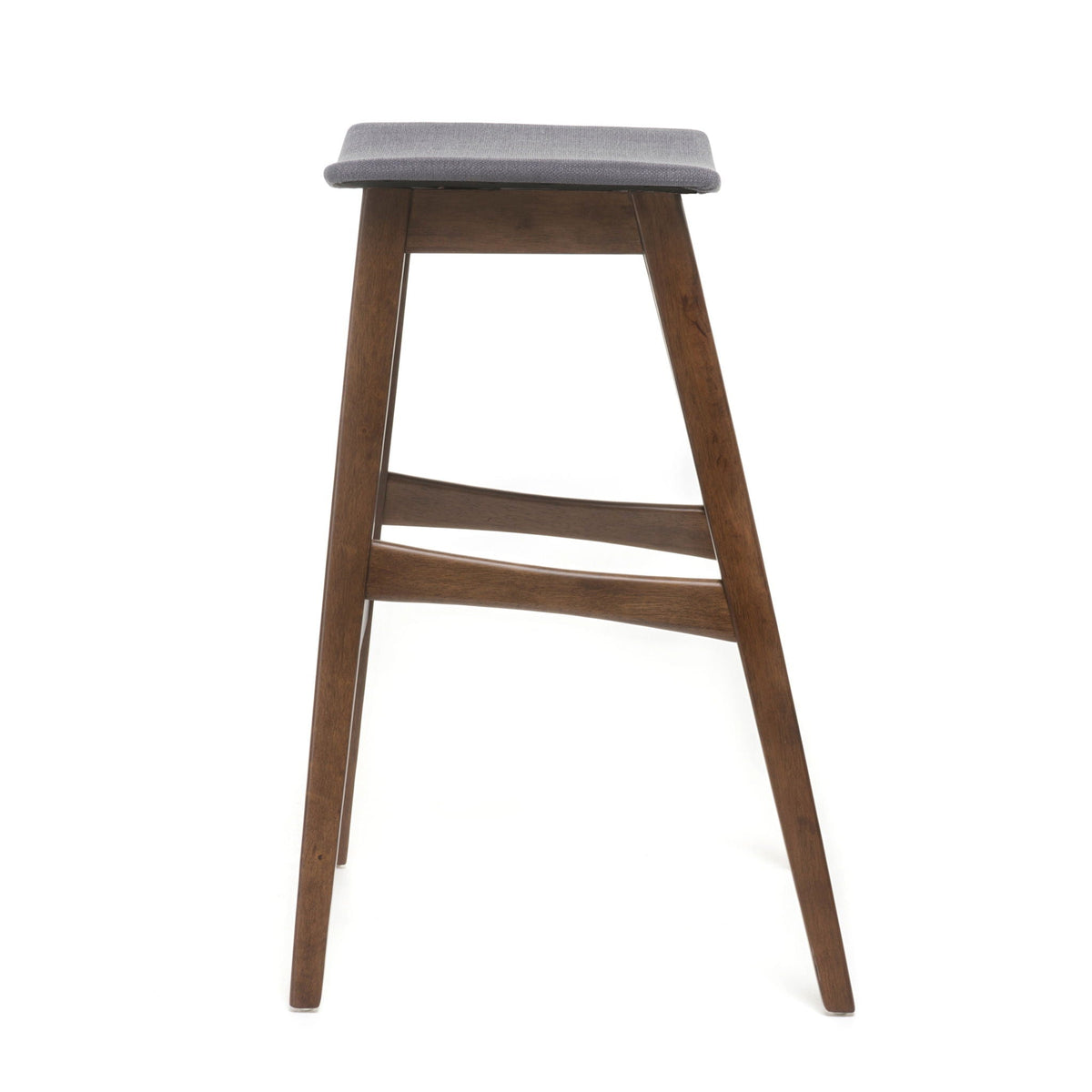 Mid Century Modern Bar Stool Set With Upholstered Seating, photo 23 of 25