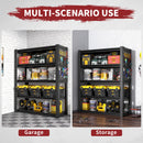 78"H 5-Tier Adjustable Heavy-Duty Storage Shelving Unit