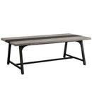 Modern Rectangular Conference Table For 6 - 8 People, Office Executive Desk