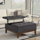Dover - Multifunctional Lift Top Coffee Table Storage Ottoman by Unique Piece Furniture