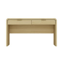 Grace - Office Desk With 2 Drawers - Oak by HouseOfZazla