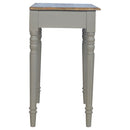 Hand Painted Writing Desk - Gray by HouseOfZazla