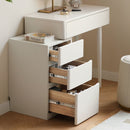 Table Dresser Without Mirror, Compact Dresser Accessories Storage Drawer - White by Unique Piece Furniture