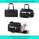 Mr. Peanut's Gold Series Standard Size Airline Compliant Expandable Pet Carrier V3.0