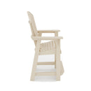 Adirondack Style Counter Chair Stylish HDPE Poly Lumber For Dining, Patio, And Garden Comfort by HouseOfZazla
