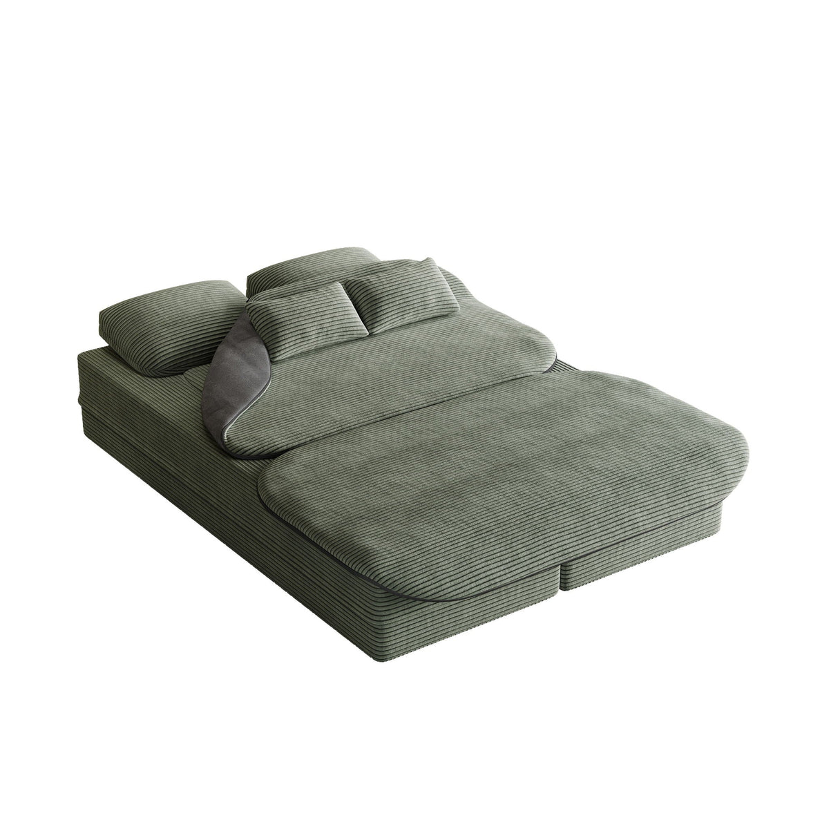 2 In 1 Foldable Sofa Bed With Multi Functional Blanket, photo 4 of 40
