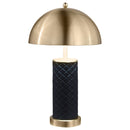 Mantova - Dome Quilted Lamp (Set of 2) - Black by HouseOfZazla