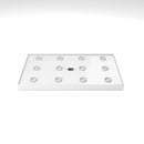 Shower Base, Center Drain With Durable Construction - Gloss White by HouseOfZazla