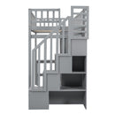 Loft Bed With Bookshelf, Drawers, Desk, And Wardrobe by HouseOfZazla