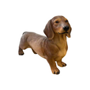 26'' Brown Dachshund Statue