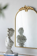 Arched Wall Mirror With Metal Frame, Wall Mirror For Living Room by Unique Piece Furniture