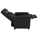 Push Back Recliner - Black by HouseOfZazla
