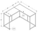 Corner Accent Console Table For Entryway, Contemporary & Modern - Black by HouseOfZazla