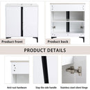 30" Freestanding Bathroom Vanity With Ceramic Sink-BVB06730WH-