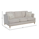 Sofa With 3 Reversable Cushions And 2 Pillows by Unique Piece Furniture